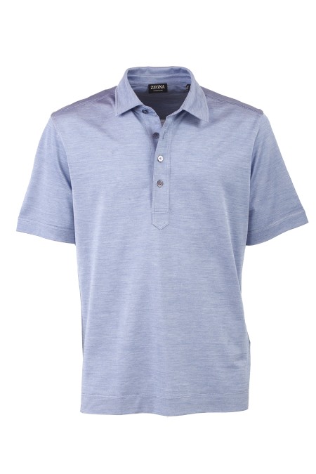 Shop ZEGNA Saldi Polo: Zegna polo maniche corte.
Colletto.
Maniche corte.
Bottoni automatici sul collo.
Composizione: 50% Seta 50% Cotone.
Fabbricato in Turchia.. UD386A7 D774-B07